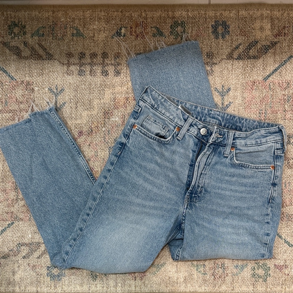 H&M crop flare jeans